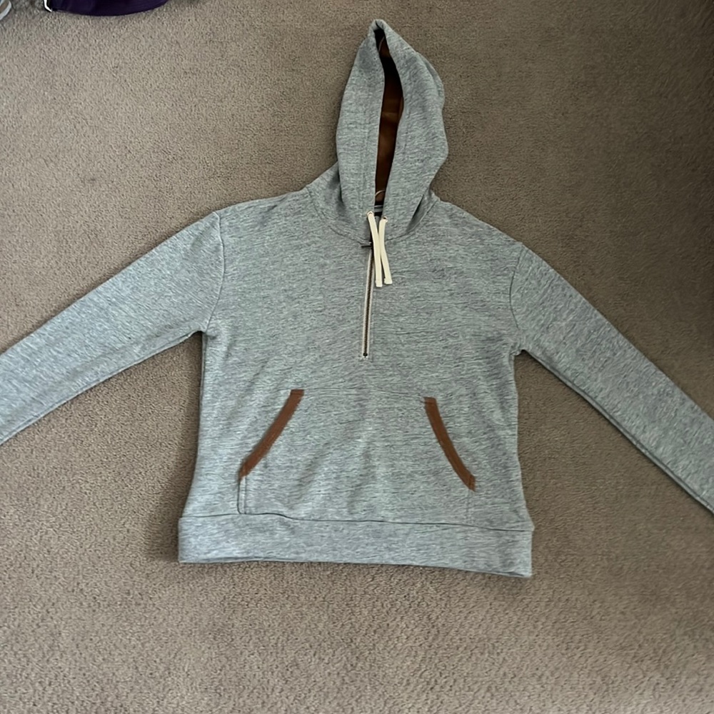 Grey Hurley with brown accents sweatshirt